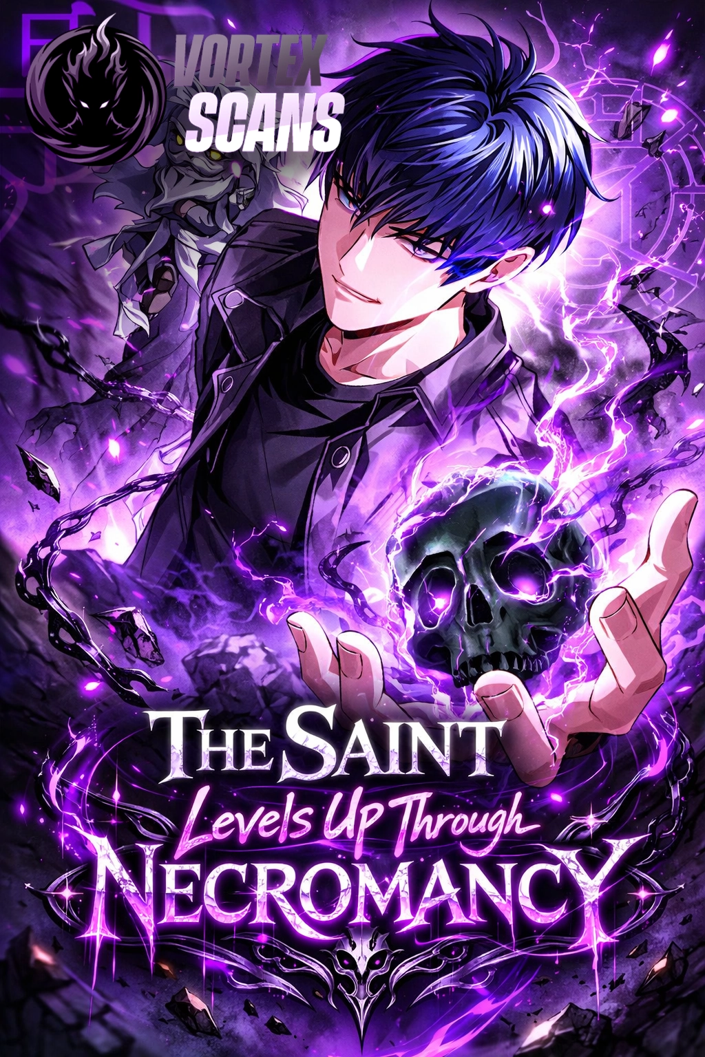 غلاف The Saint Levels Up Through Necromancy مانهوا مترجمة