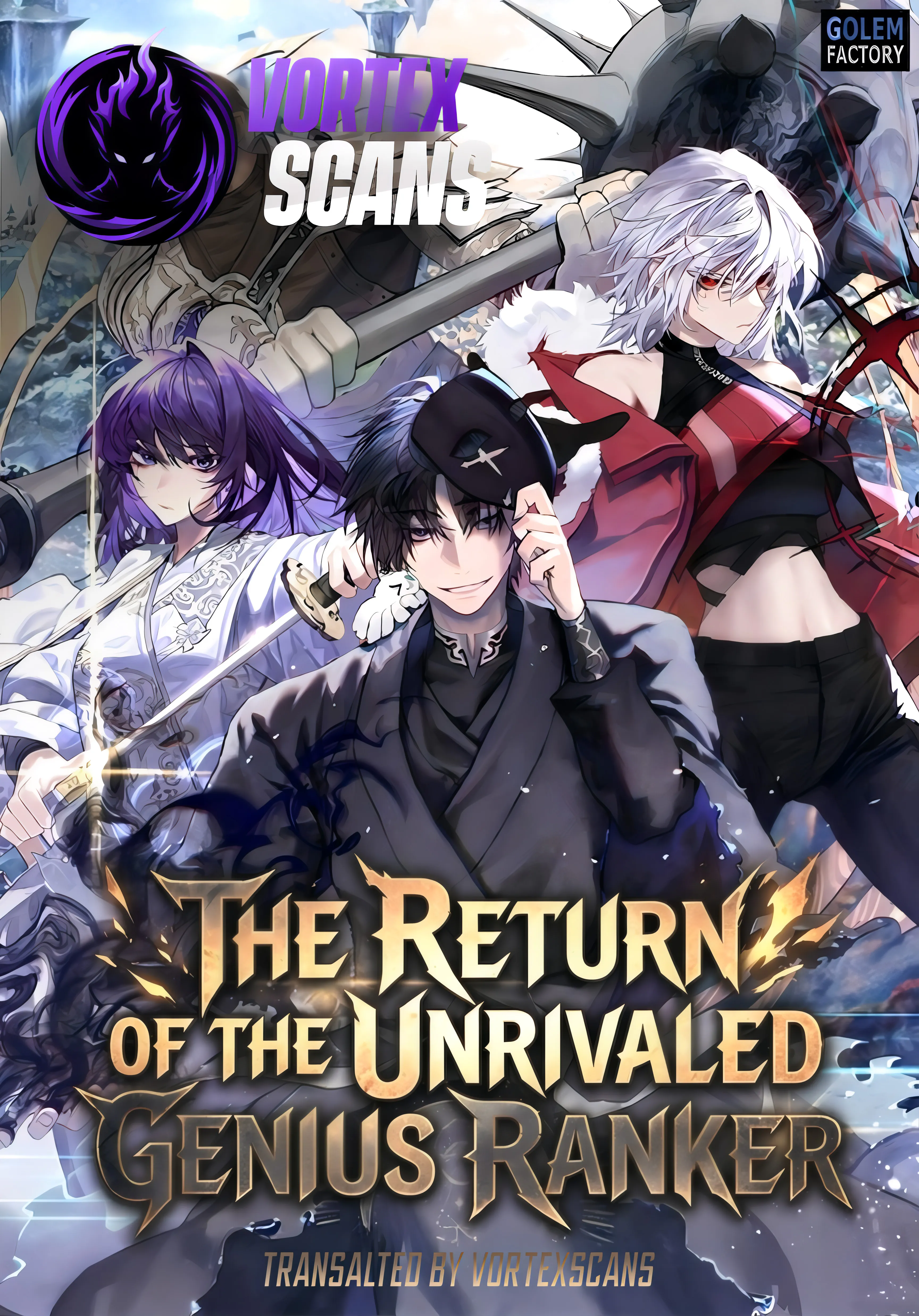 غلاف The Return of the Unrivaled Genius Ranker مانهوا مترجمة