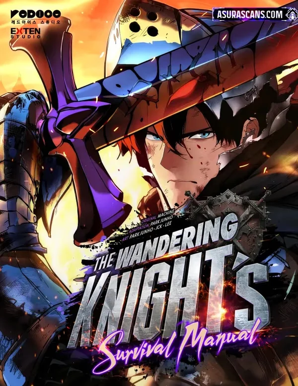 غلاف The Wandering Knight’s Survival Manual مانهوا مترجمة