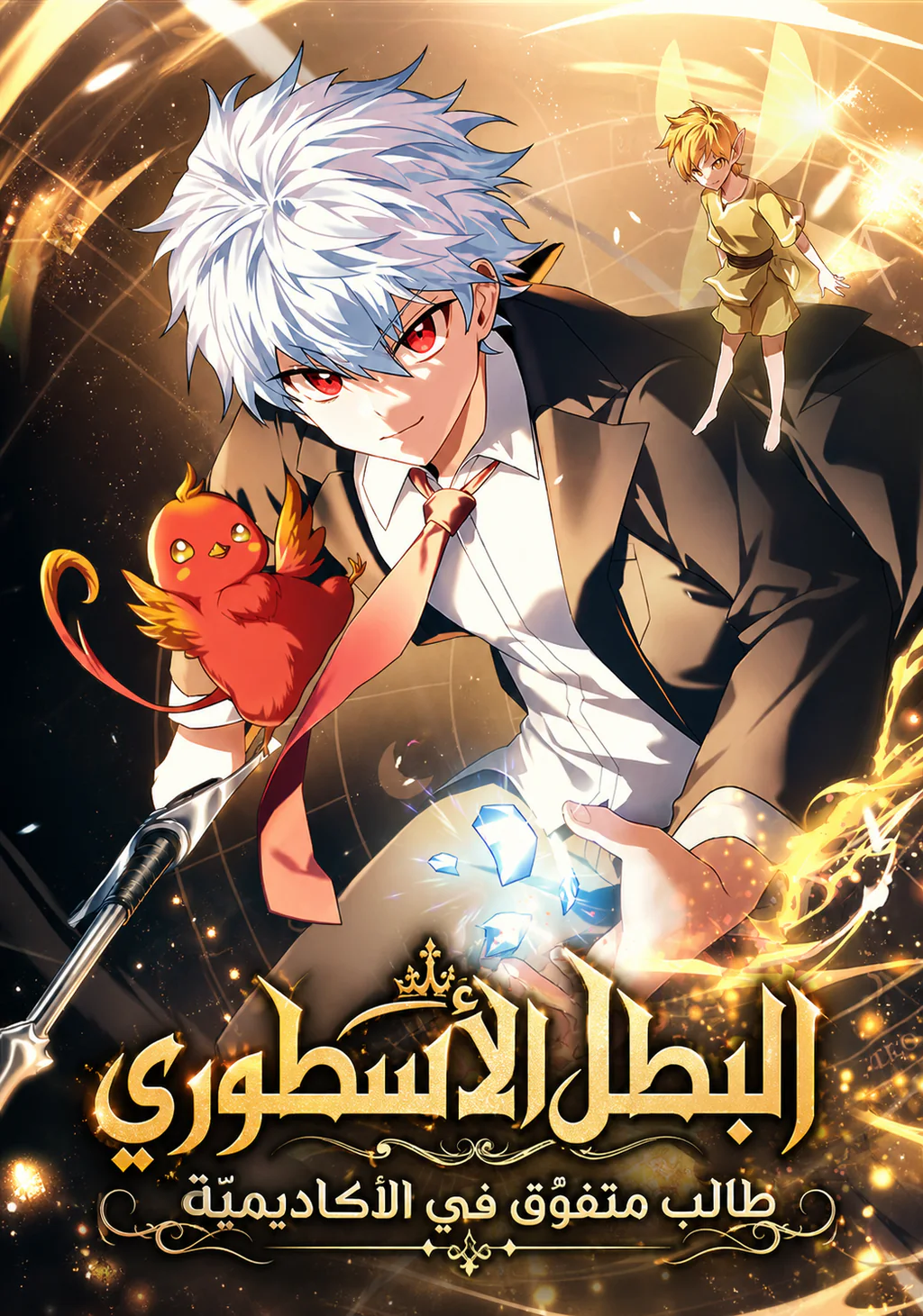 غلاف The Legendary Hero is an Academy Honors Student البطل الأسطوري طالب متفوّق مانهوا مترجمة